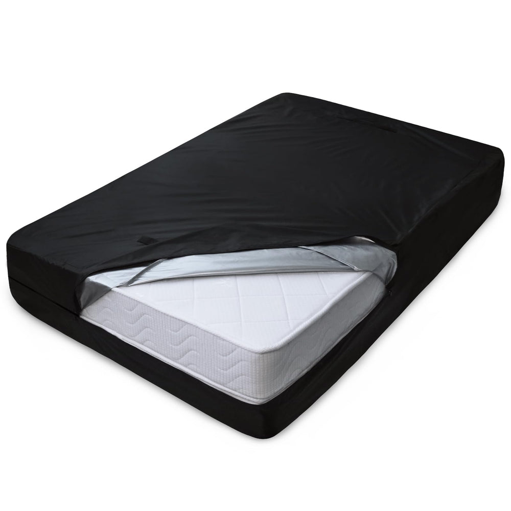 SPRINGSPIRIT housse matelas face avant montrant zip robuste et protection