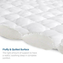 SPRINGSPIRIT gros plan tissu matelassé illustrant douceur et absorption