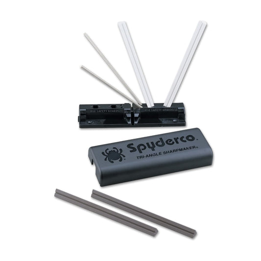 Spyderco vue d'ensemble du kit Sharpmaker, solution d'entretien compacte