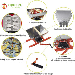 SQUEEZE master en usage près d'une presse, facilite préparation de cidre