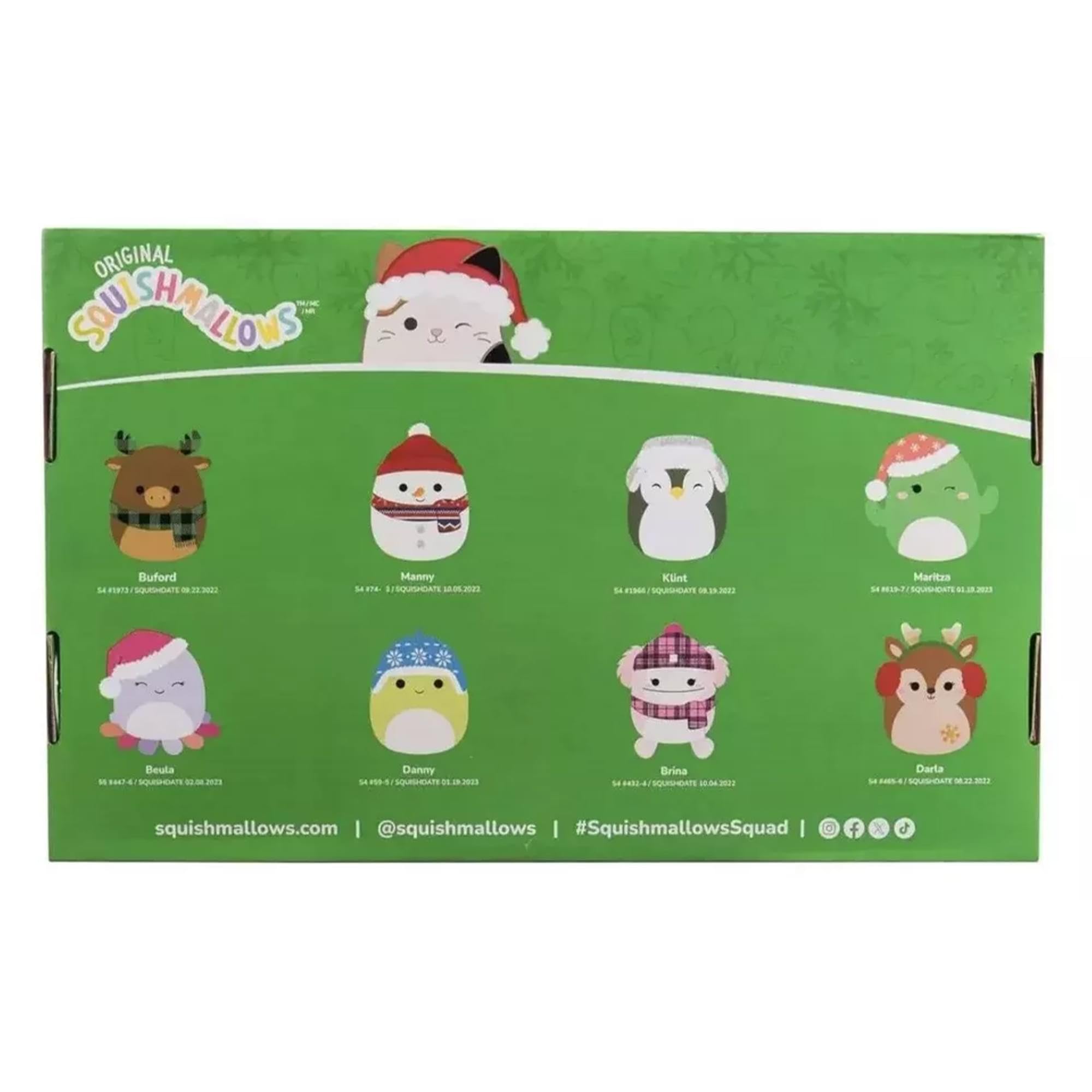 Squishmallows en mise en scène avec cadeaux pour inspiration décoration