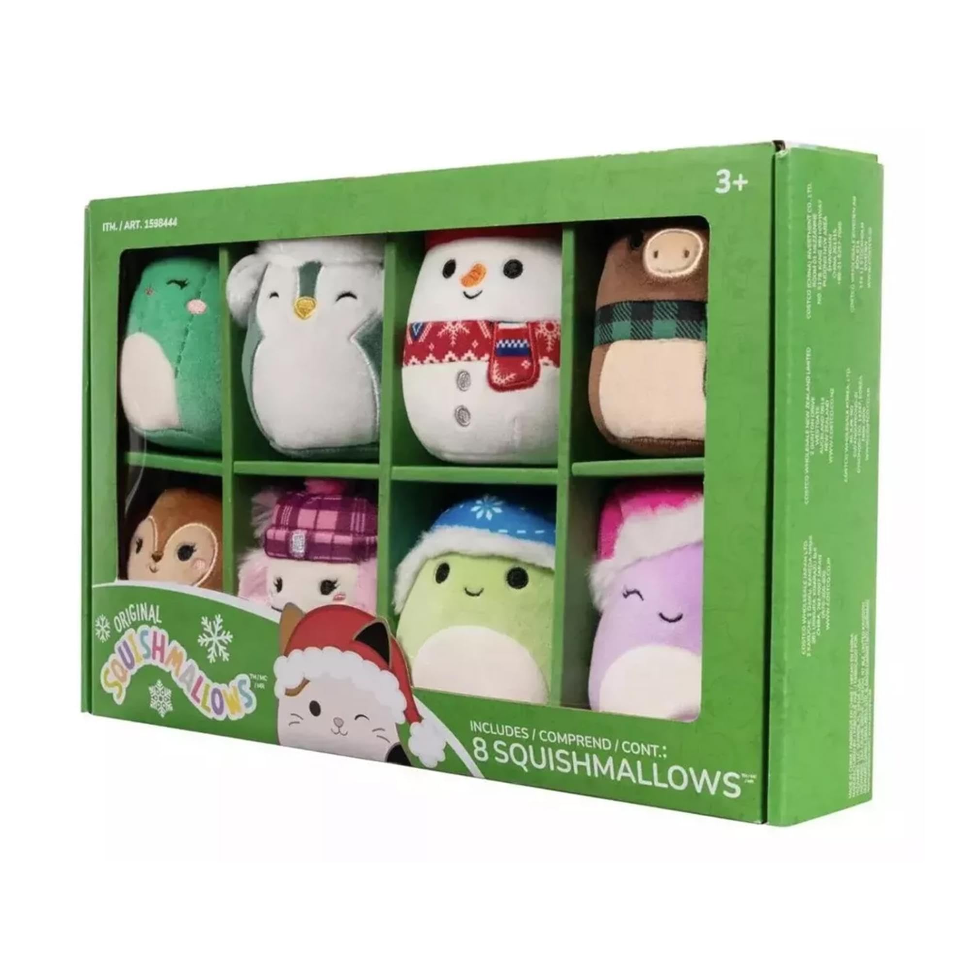 Squishmallows gros plan des visages assortis évoquant charme et collection