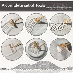 SRAYW ensemble des six outils, facilite création et relaxation