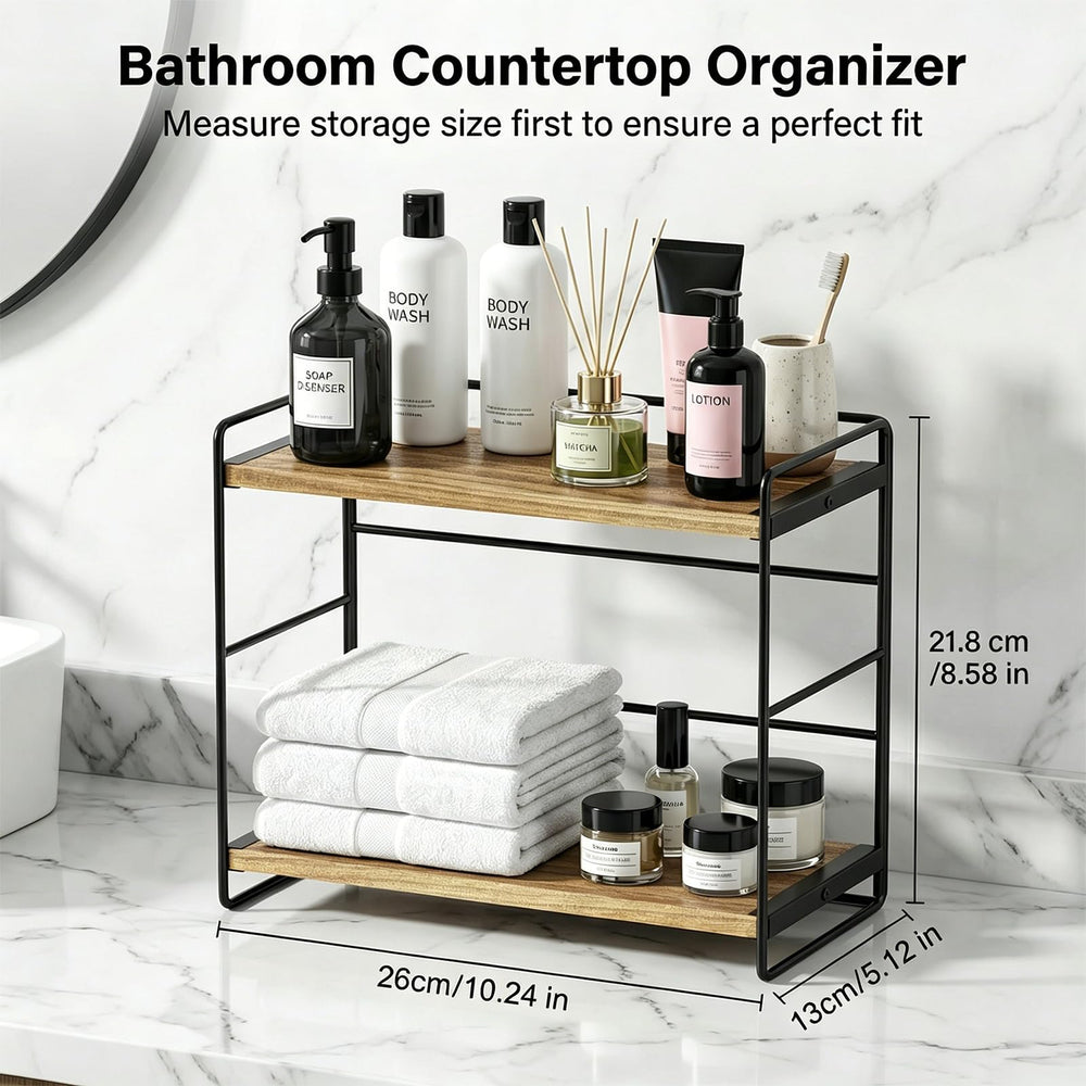 SRIWATANA rangement de salle de bain avec flacons pour ordre