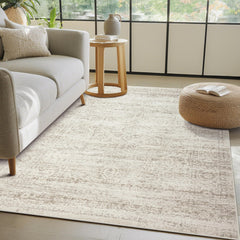 Srugn tapis 4x6 vue frontale apportant confort et style vintage