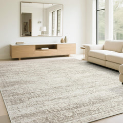 Srugn tapis 6x9 vue avant, design rétro et confort immédiat