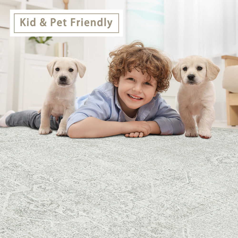 Tapis Srugn dans chambre illustrant confort quotidien et harmonie déco