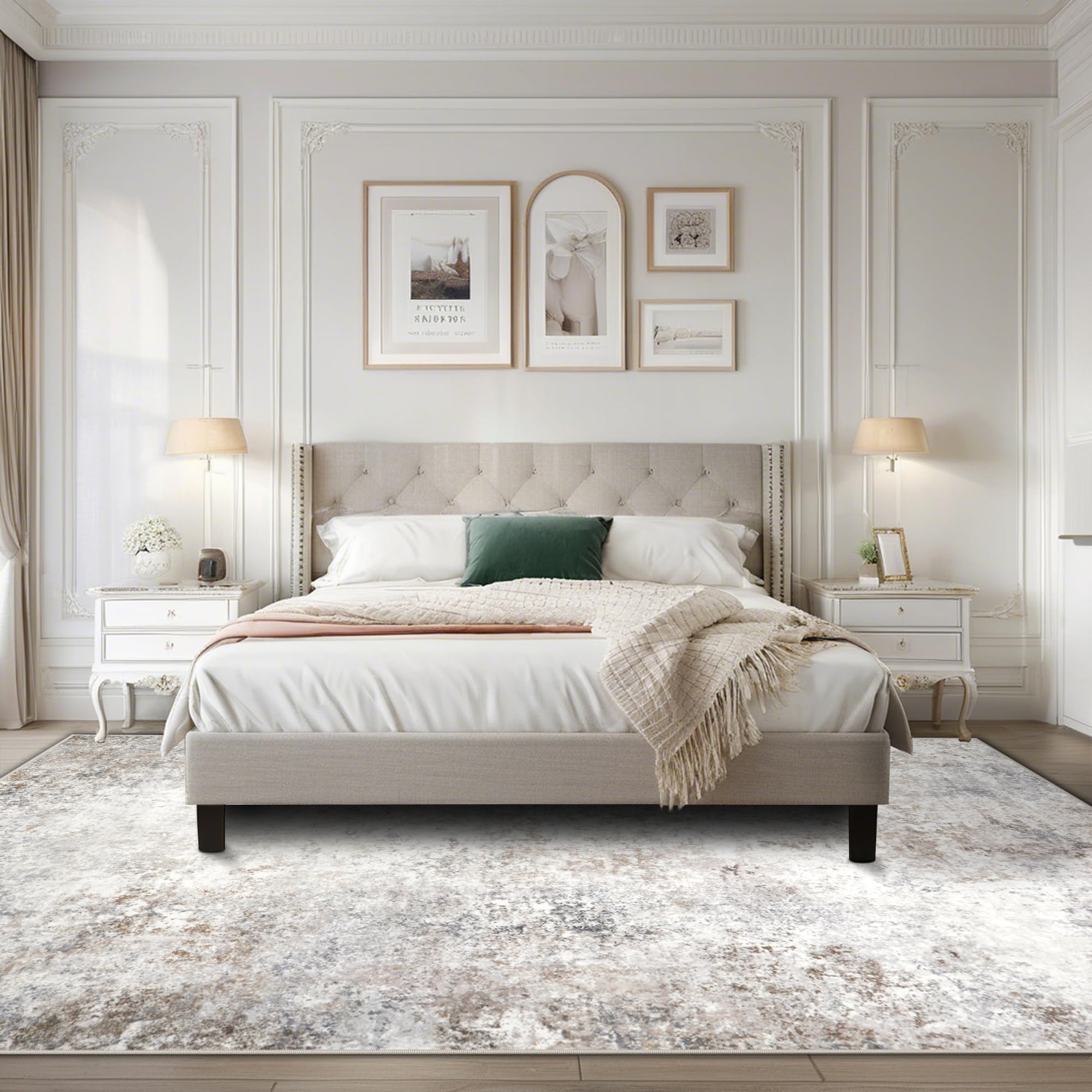 Tapis Srugn plié pour rangement compact et transport facile lors d'un déménagement