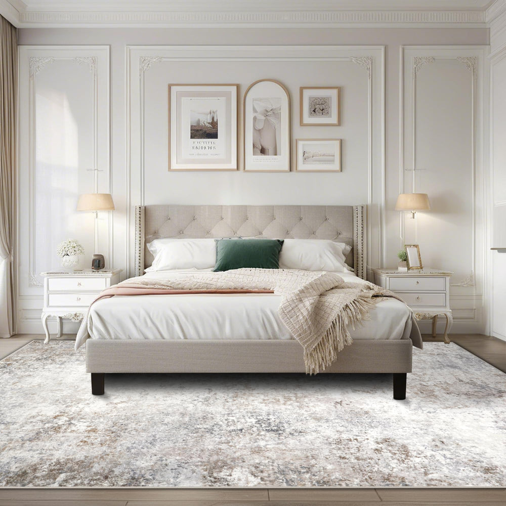 Tapis Srugn plié pour rangement compact et transport facile lors d'un déménagement
