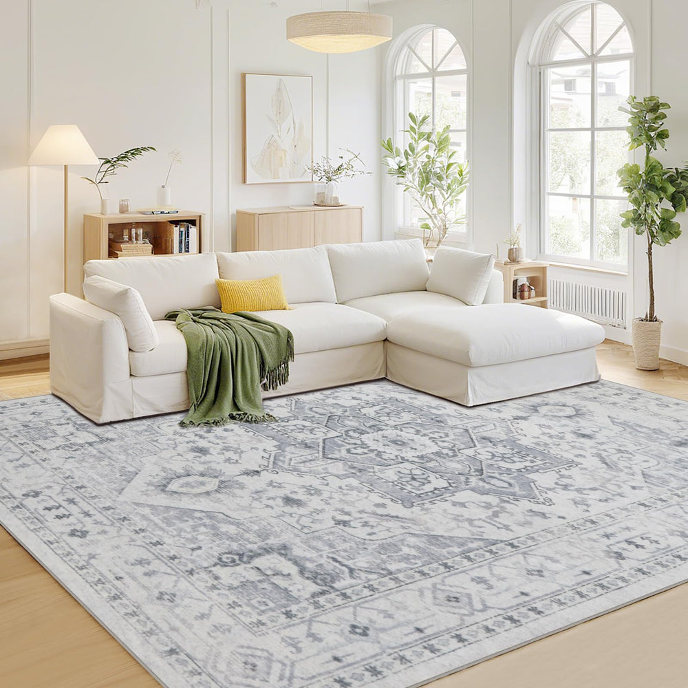 Srugn tapis face avant 8x10 montrant design et confort