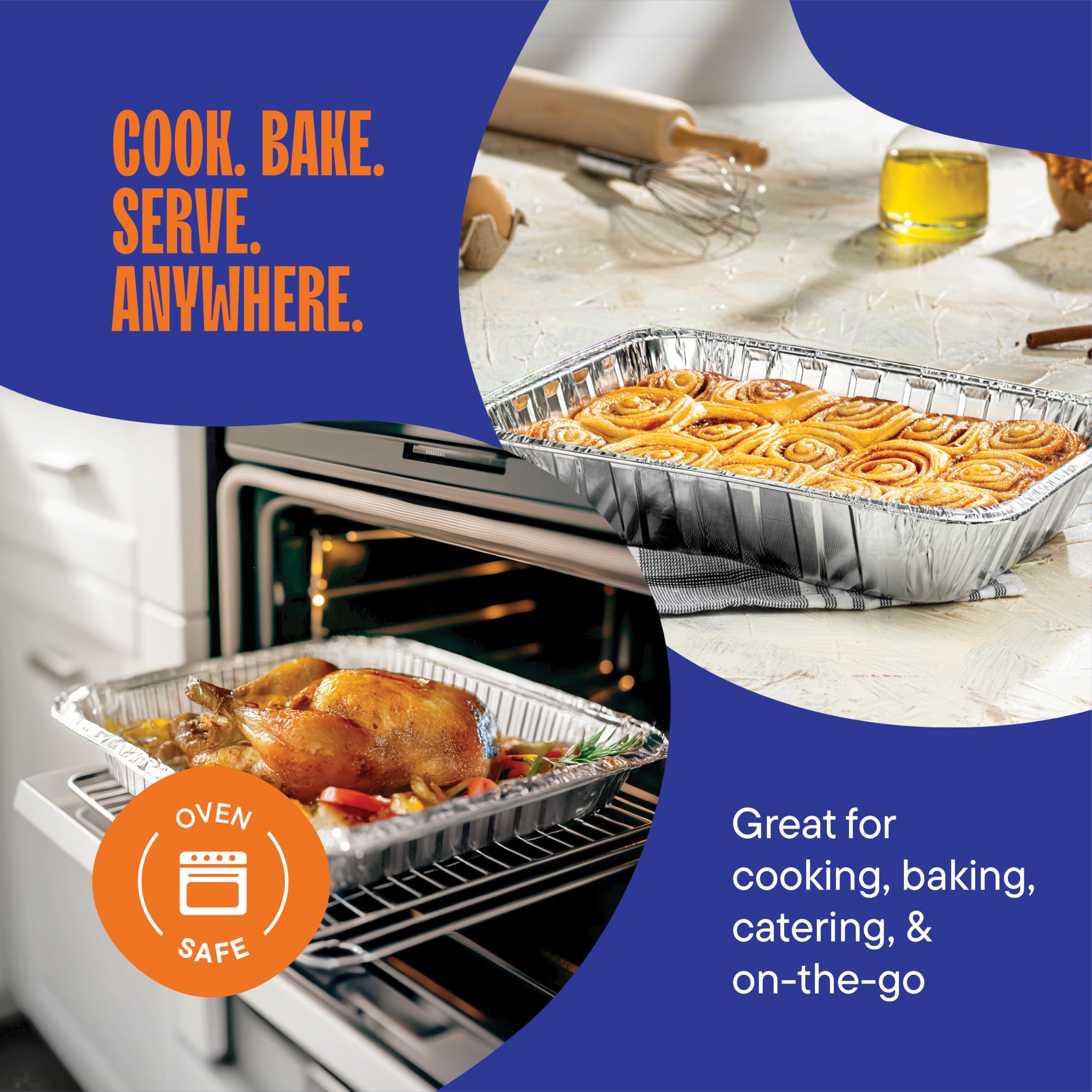 Stack Man gros plan sur l'aluminium épais et durable pour cuisson fiable