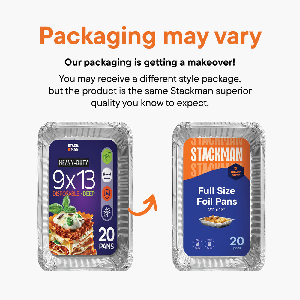 Stack Man barquette dans buffet montrant service professionnel et présentation soignée