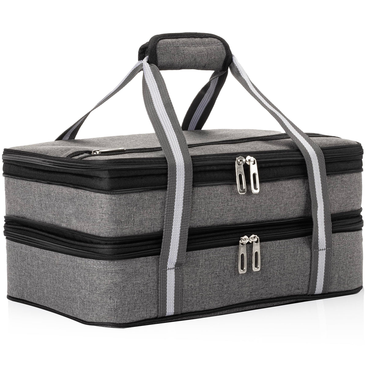Stack Store Plus More vue avant du sac transportant un plat, protection et maintien