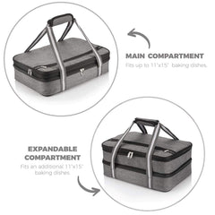 Stack Store Plus More poche extérieure zippée remplie d'accessoires, rangement utile
