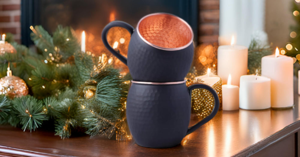 STAGLIFE mug en usage avec cocktail rafraîchissant et glaçons