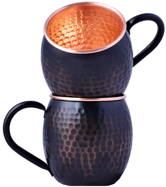 STAGLIFE tasse face noire et cuivrée montrant design élégant et fraîcheur