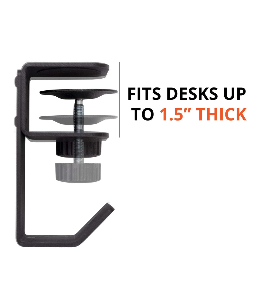 Stand Up Desk Store crochet tenant un sac à dos, capacité jusqu'à 30 lb