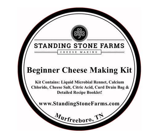 Standing Stone Farms contenu du kit étalé montrant ingrédients et sachets refermables