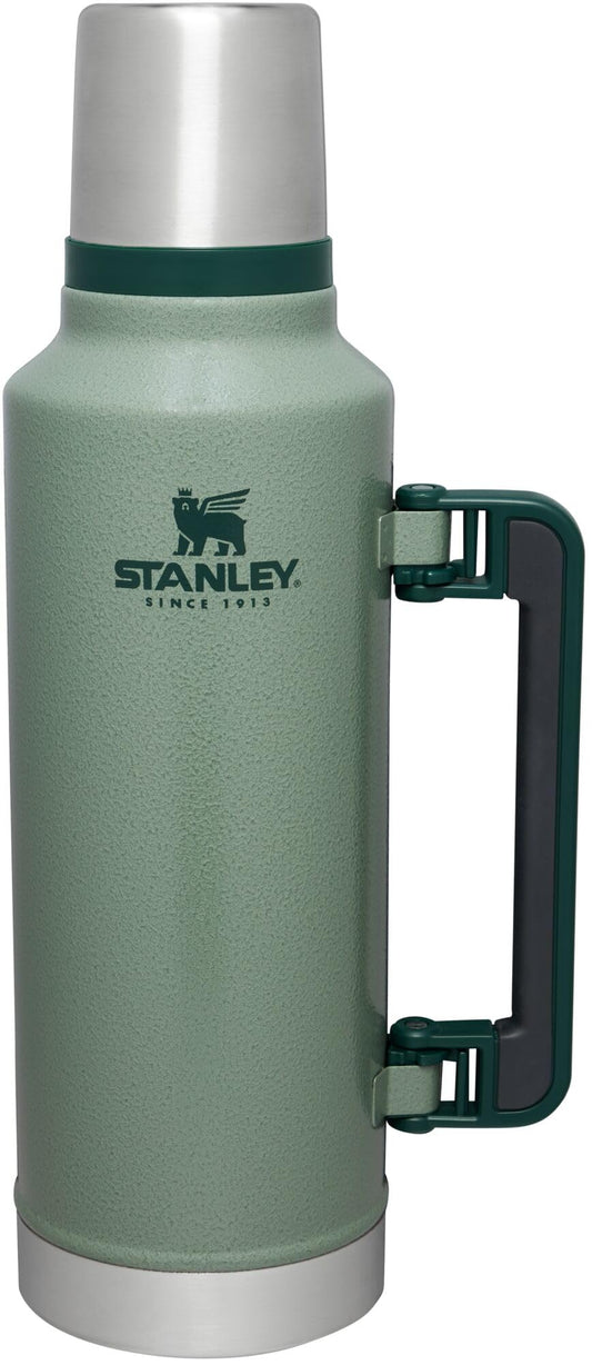 STANLEY bouteille face avant hammertone green robuste et isolante pour longues journées