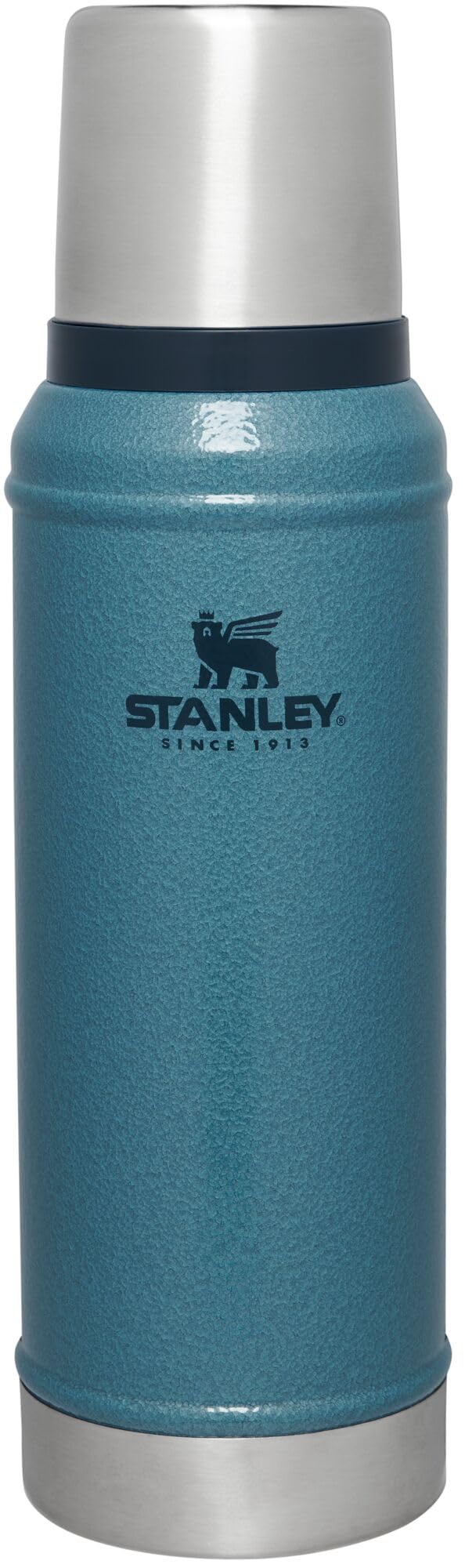 Stanley bouteille face avant Hammertone Lake montrant design durable et isolation
