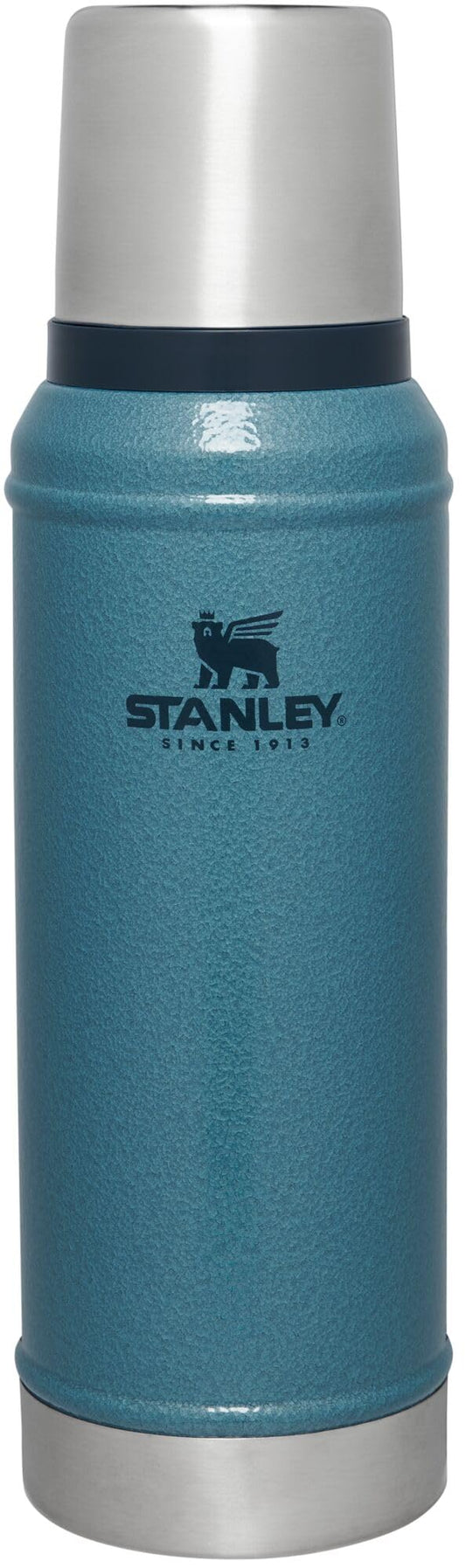 Stanley bouteille face avant Hammertone Lake montrant design durable et isolation