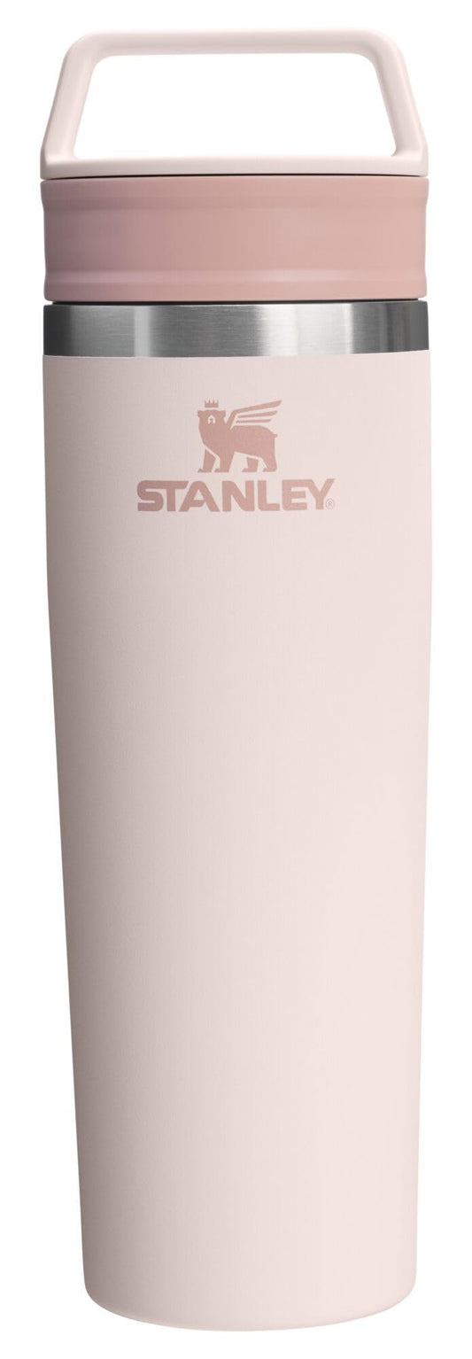 STANLEY face avant du mug Café To Go montrant design et finition rose quartz bénéfice transport