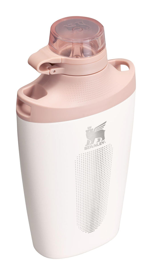 Stanley Cross Bottle profil avec sangle jacquard pour port mains‑libres confortable