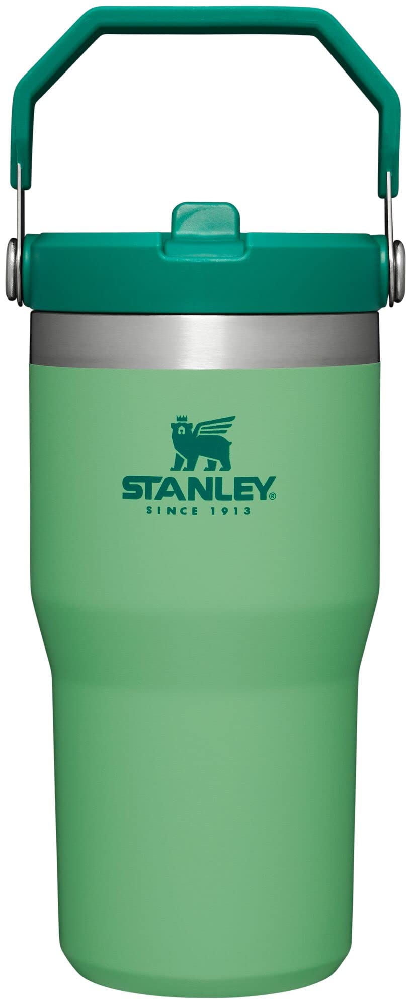 Stanley gobelet face avant jade montrant design et contenance pratique