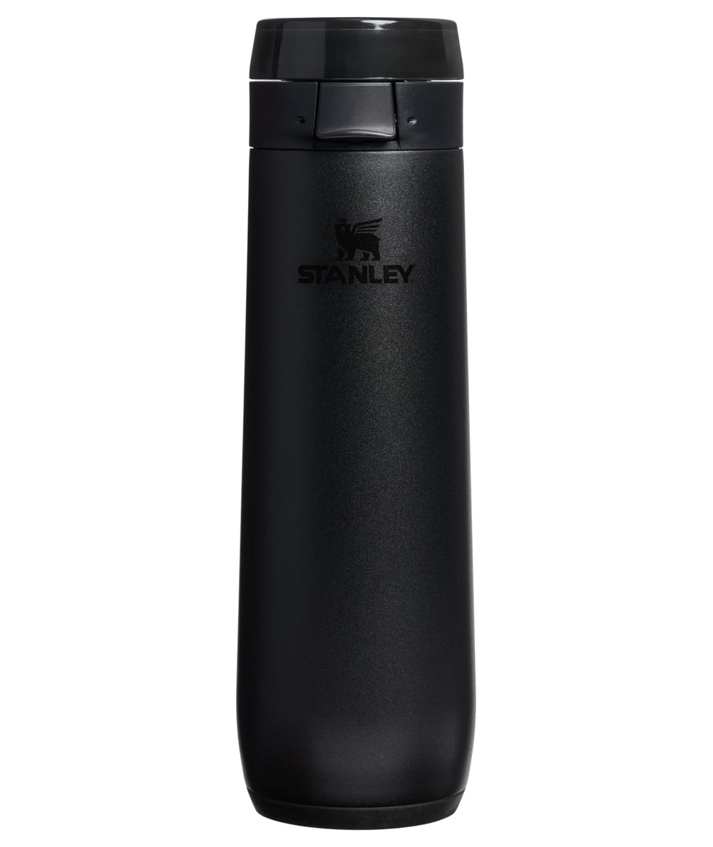 STANLEY vue avant de la bouteille Flowstate, design compact et transport facile