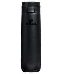 STANLEY vue avant de la bouteille Flowstate, design compact et transport facile