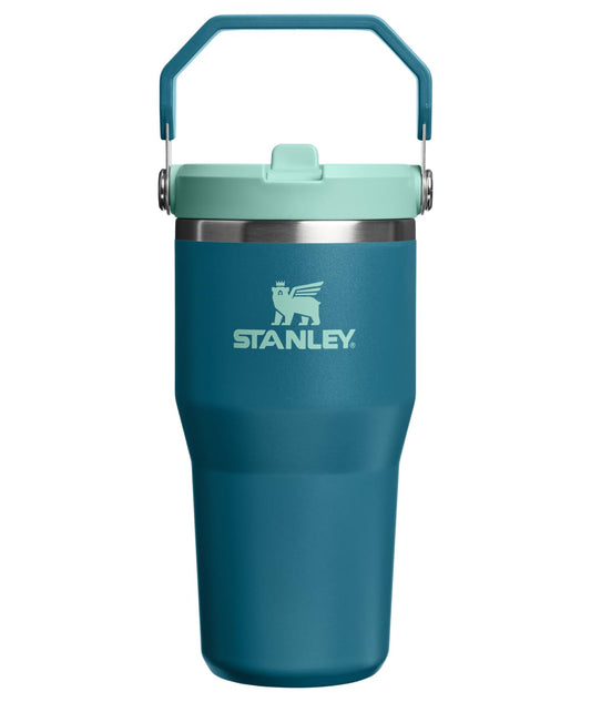 STANLEY IceFlow vue avant montrant la couleur Coastal Teal et le maintien au froid
