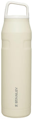 STANLEY vue avant de la bouteille Cream Glimmer, isolante et élégante