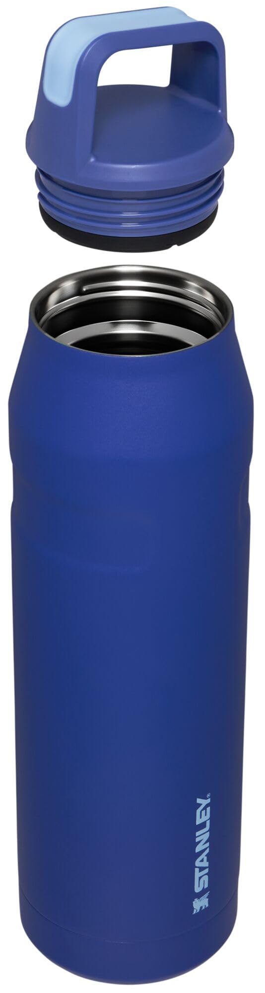 STANLEY IceFlow ouverture large avec glaçons visible pour boissons froides