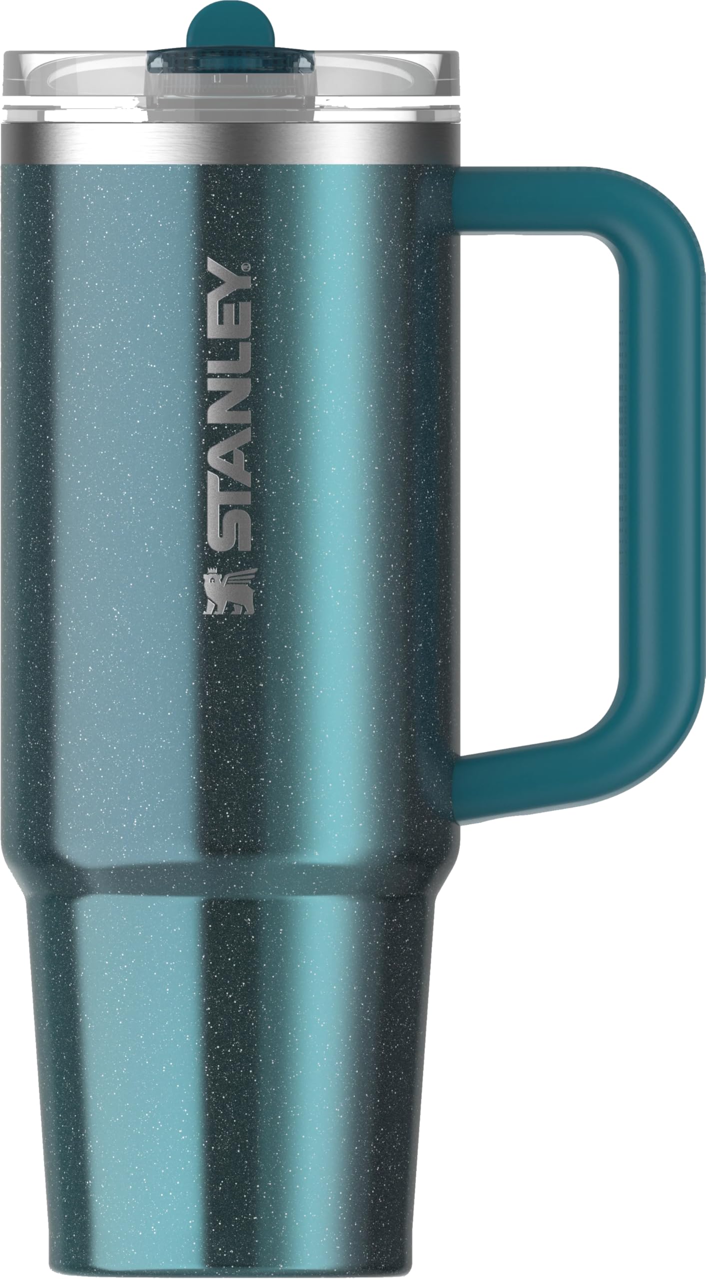 STANLEY vue avant du Quencher Ponderosa Shimmer, design attrayant et solide
