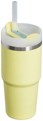 STANLEY couvercle FlowState gros plan montrant mécanisme rotatif anti‑fuite