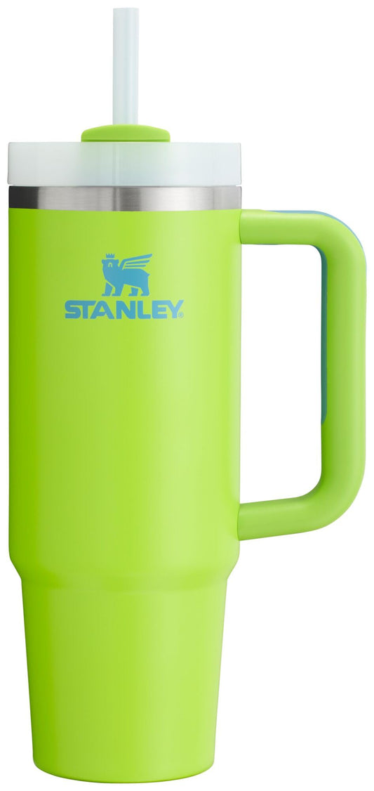 STANLEY gobelet face avant lime vif montrant capacité et design pratique