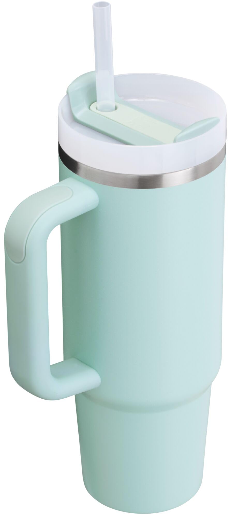 STANLEY gros plan du couvercle FlowState montrant ergonomie et étanchéité