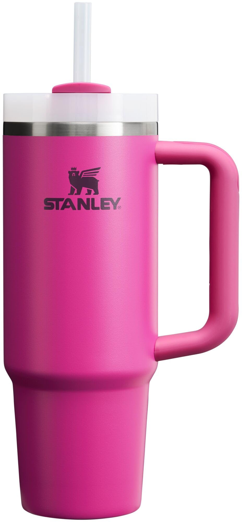 STANLEY Quencher face avant fuchsia montrant design et capacité