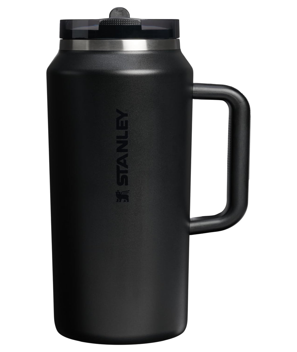 STANLEY Quencher face avant noir montrant design emblématique et capacité