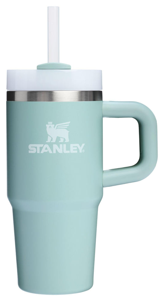 STANLEY Quencher face avant seafoam montrant design et finition durable