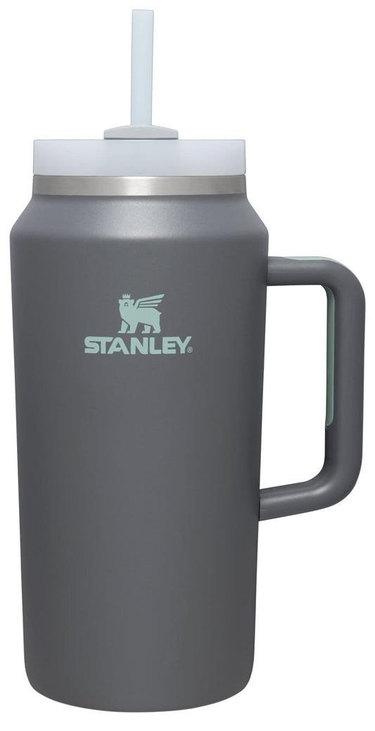 STANLEY Quencher vue avant montrant la grande capacité et fini charcoal