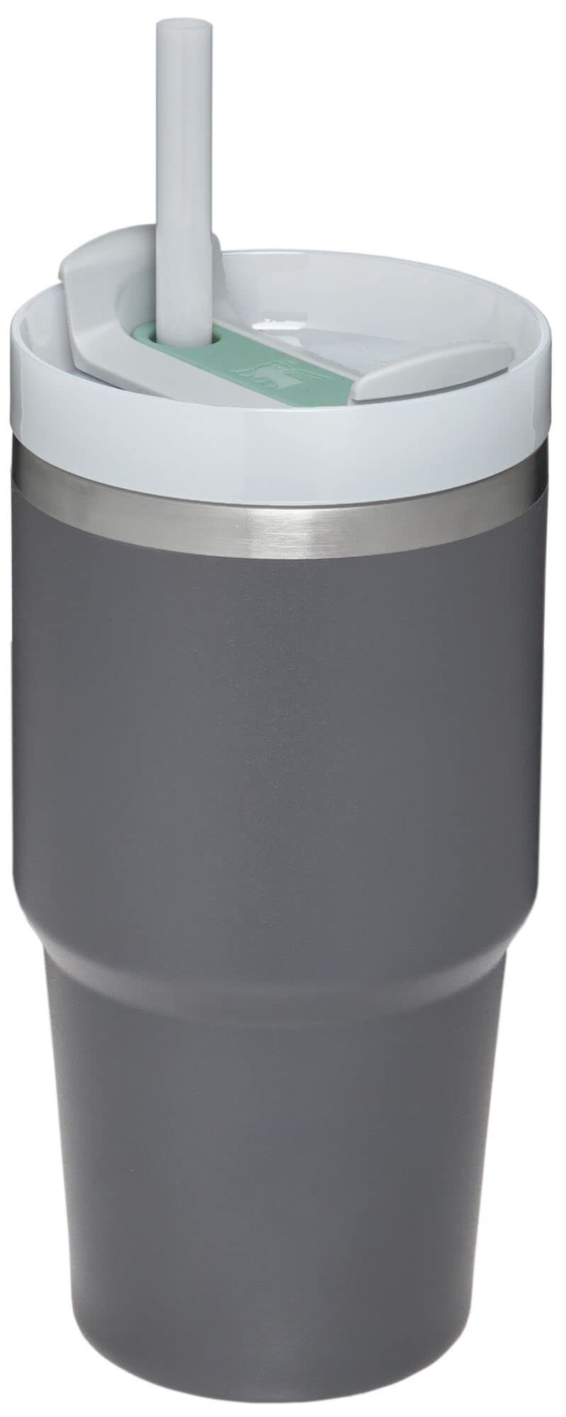 STANLEY Quencher H2.0 couvercle FlowState montrant positions paille boisson et fermé