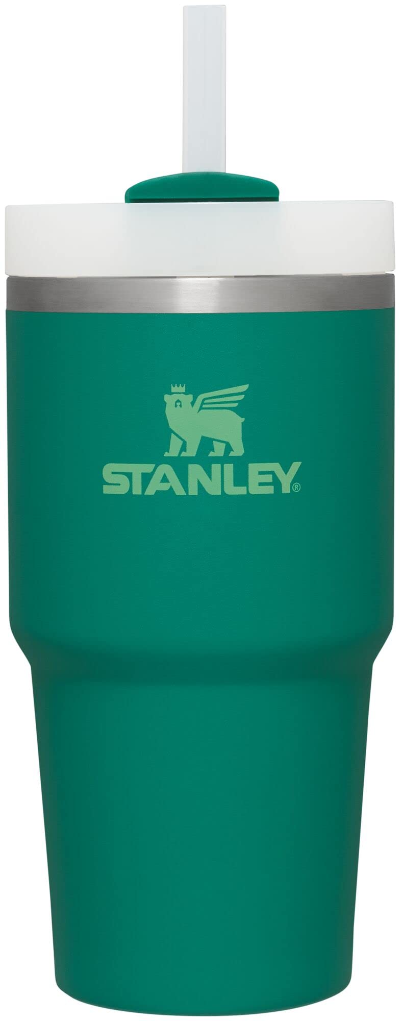 STANLEY Quencher H2.0 face avant Alpine montrant design robuste et prise en main facile