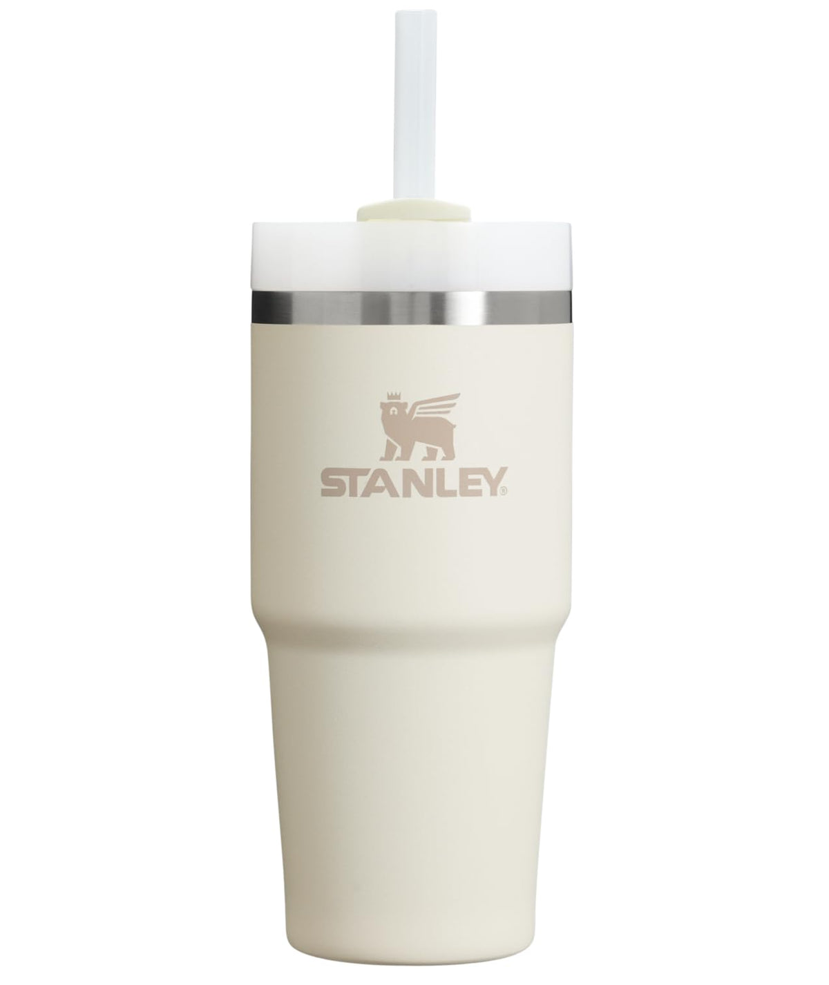 STANLEY gobelet face avant crème montrant design compact et solide