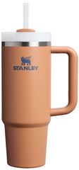 STANLEY face avant du Quencher H2.0 30 oz montrant couleur Toast et capacité