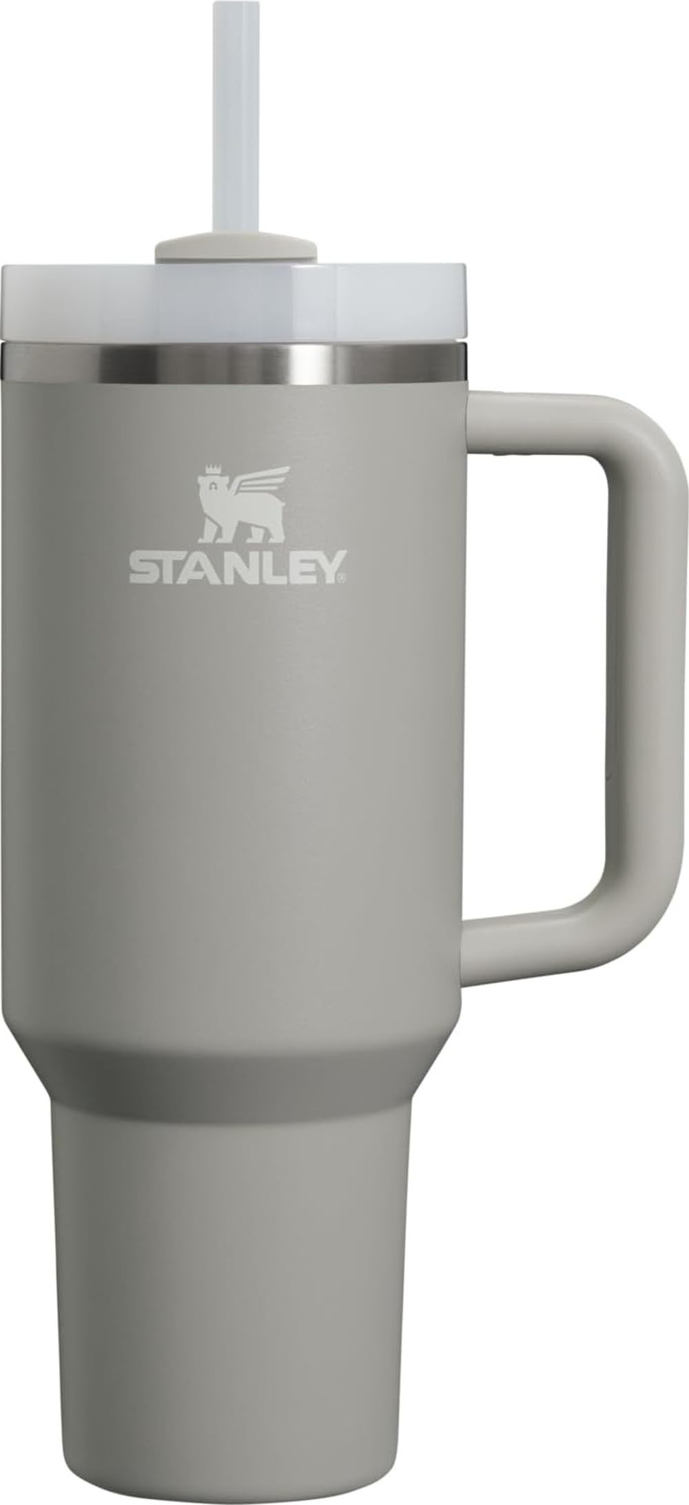 STANLEY Quencher H2.0 face avant montrant la finition Ash et la capacité 40 oz