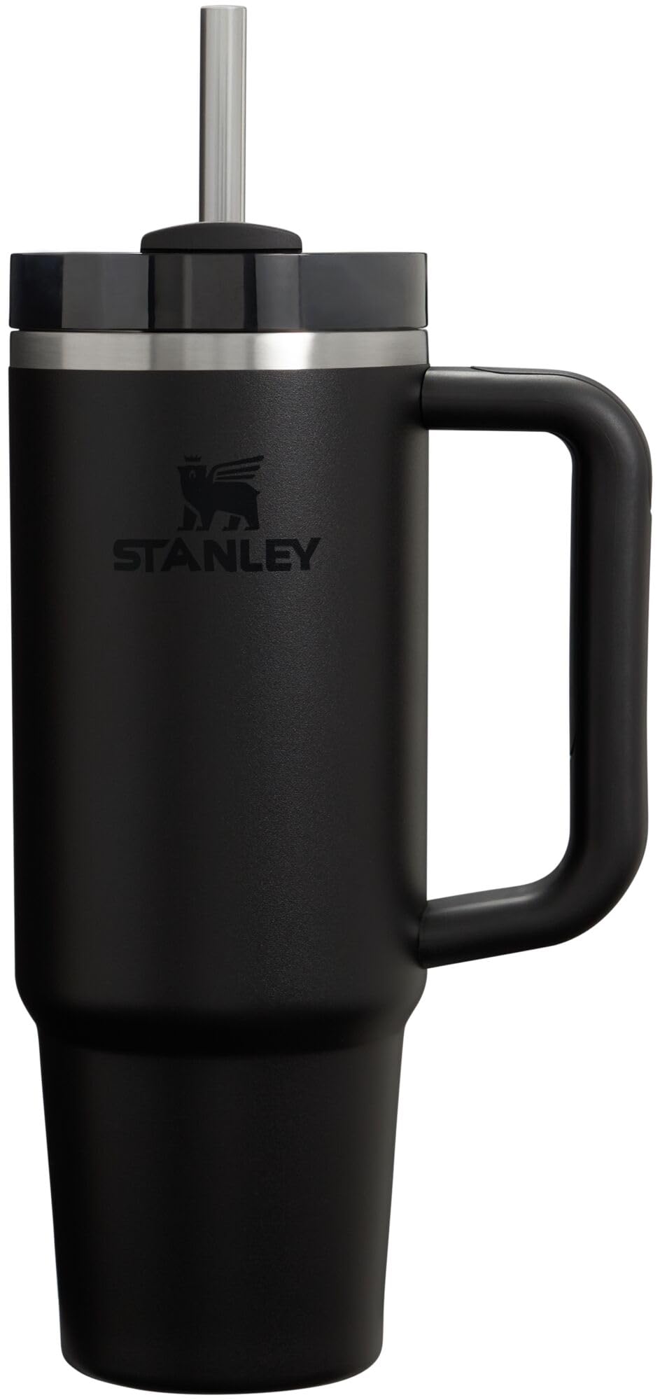 STANLEY Quencher vue avant montrant design robuste et finition noire