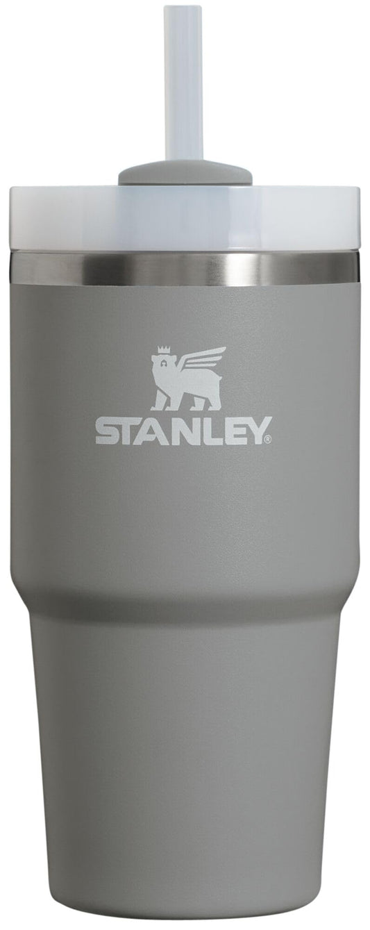 STANLEY Quencher face avant montrant la finition Stone et tenue sûre