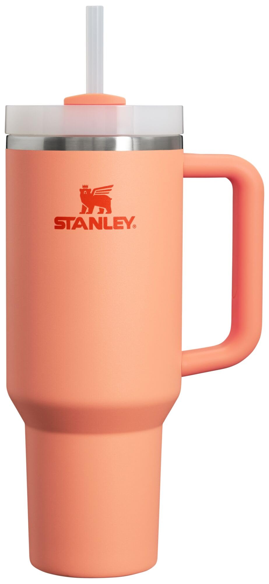 STANLEY Quencher H2.0 face Nectarine montrant capacité et design pratique