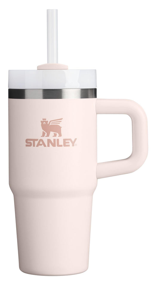 STANLEY gobelet face avant montrant la finition Rose Quartz et robustesse